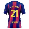 FC Barcelona Frenkie de Jong 21 Domácí 2025-26 - Fotbalové Dresy (S/S) FC Barcelona Frenkie de Jong 21 Domácí 2025-26 - Fotbalové Dresy (S/S)
